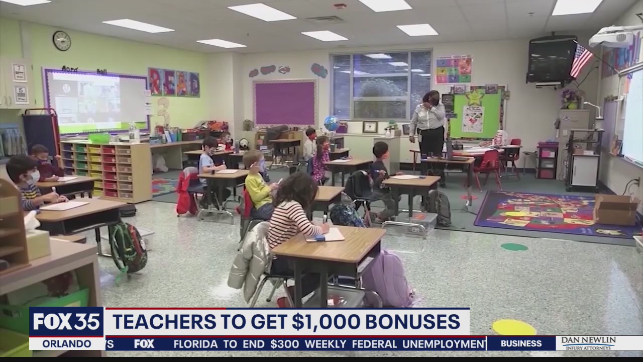 Florida teachers, principals to get $1,000 bonuses