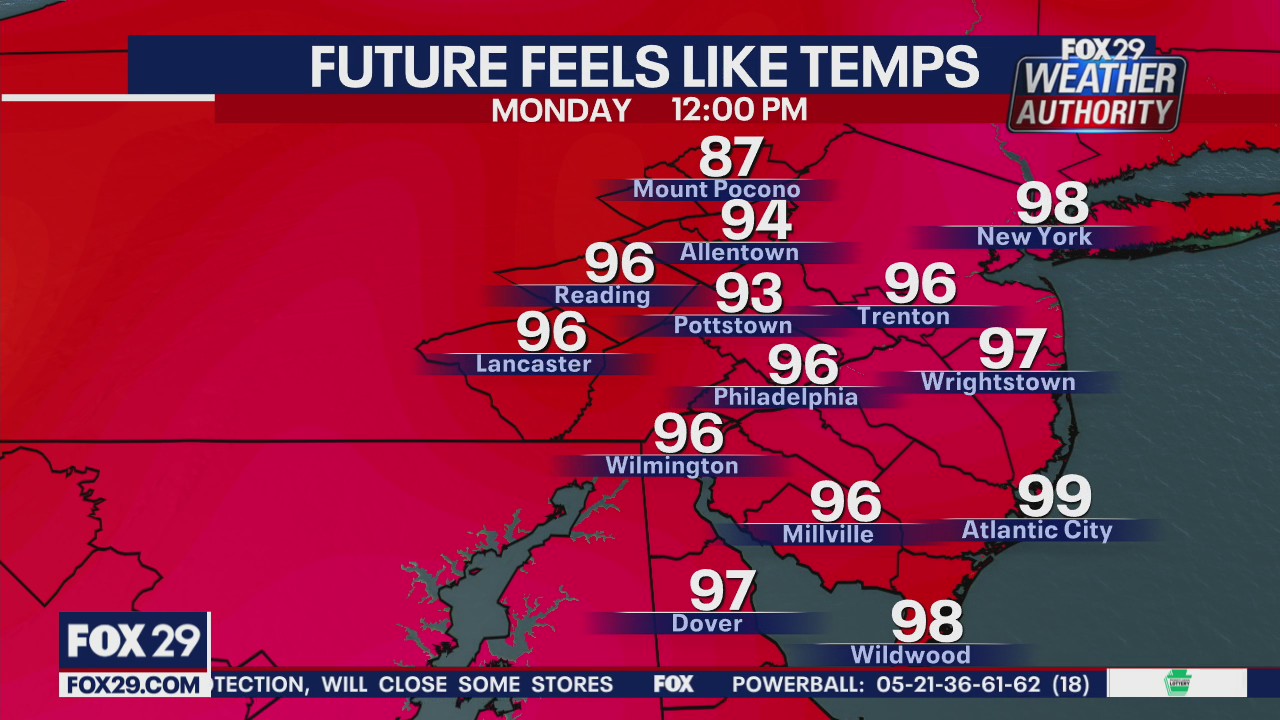 Weather Authority: Heatwave ramps up on Monday