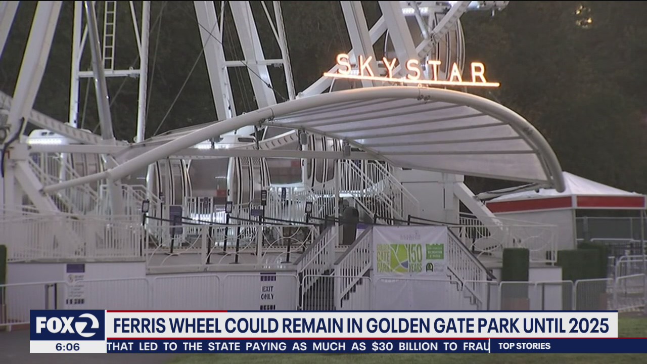 Ferris wheel could remain in Golden Gate Park until 2025