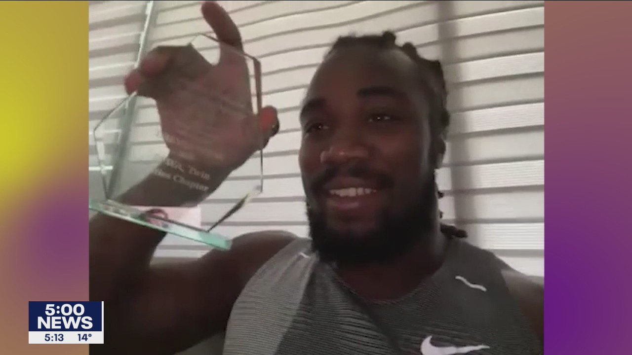 Vikings running back Dalvin Cook wins media award