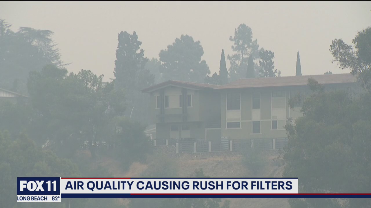 Bobcat fire continues to burn causing bad air quality for most of Los Angeles
