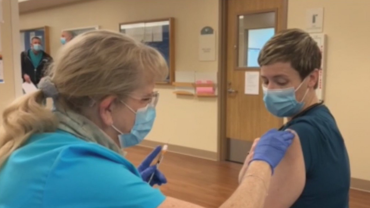 Front line physician documents side-effects of COVID-19 vaccine in vlog