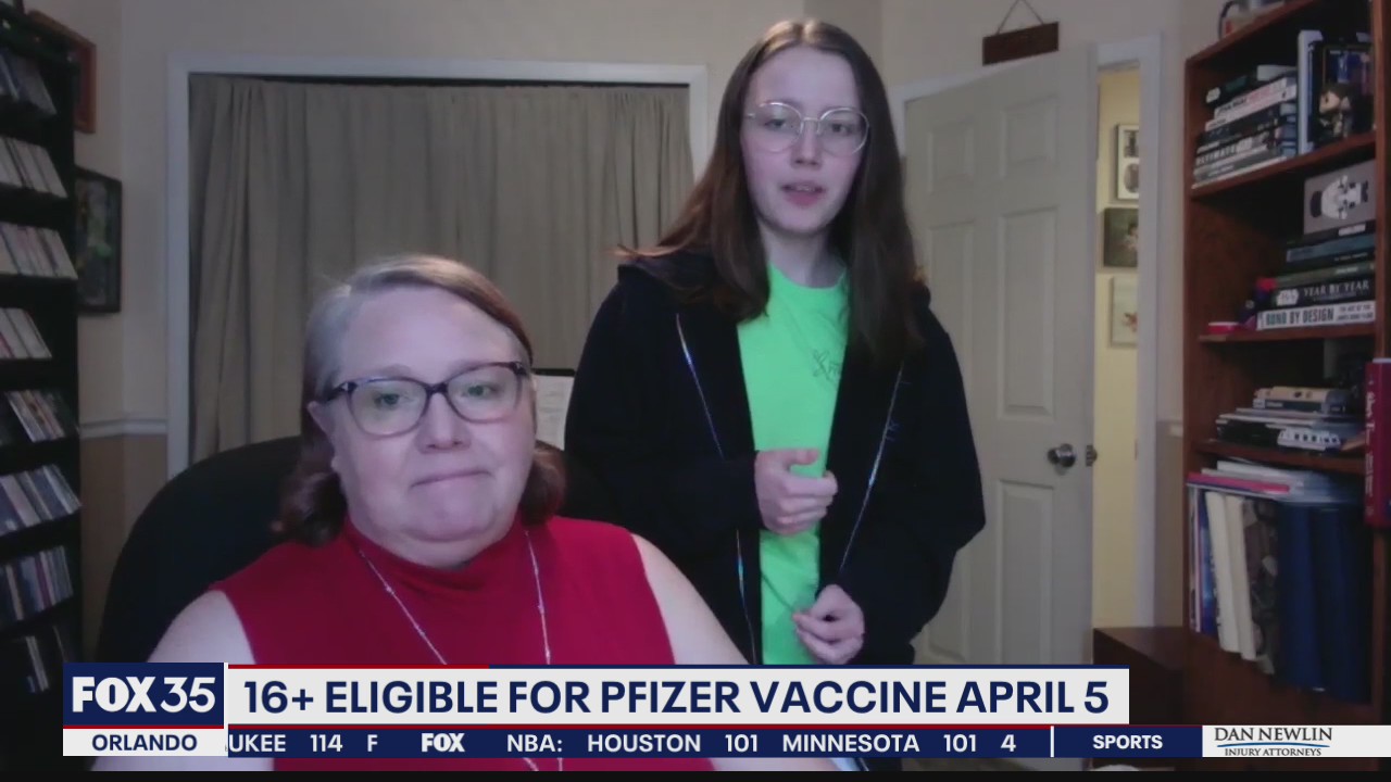 16+ eligible to get Pfizer vaccine beginning April 5