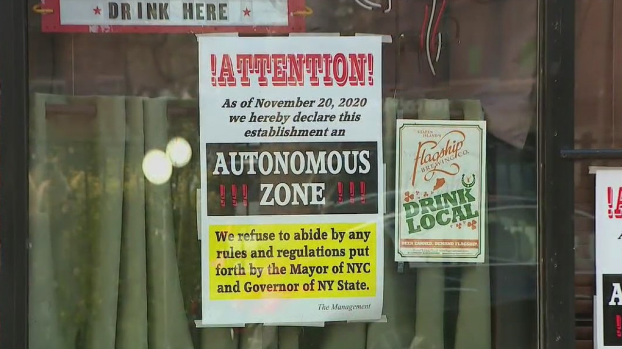Bar becomes 'autonomous zone' in bid to stay open