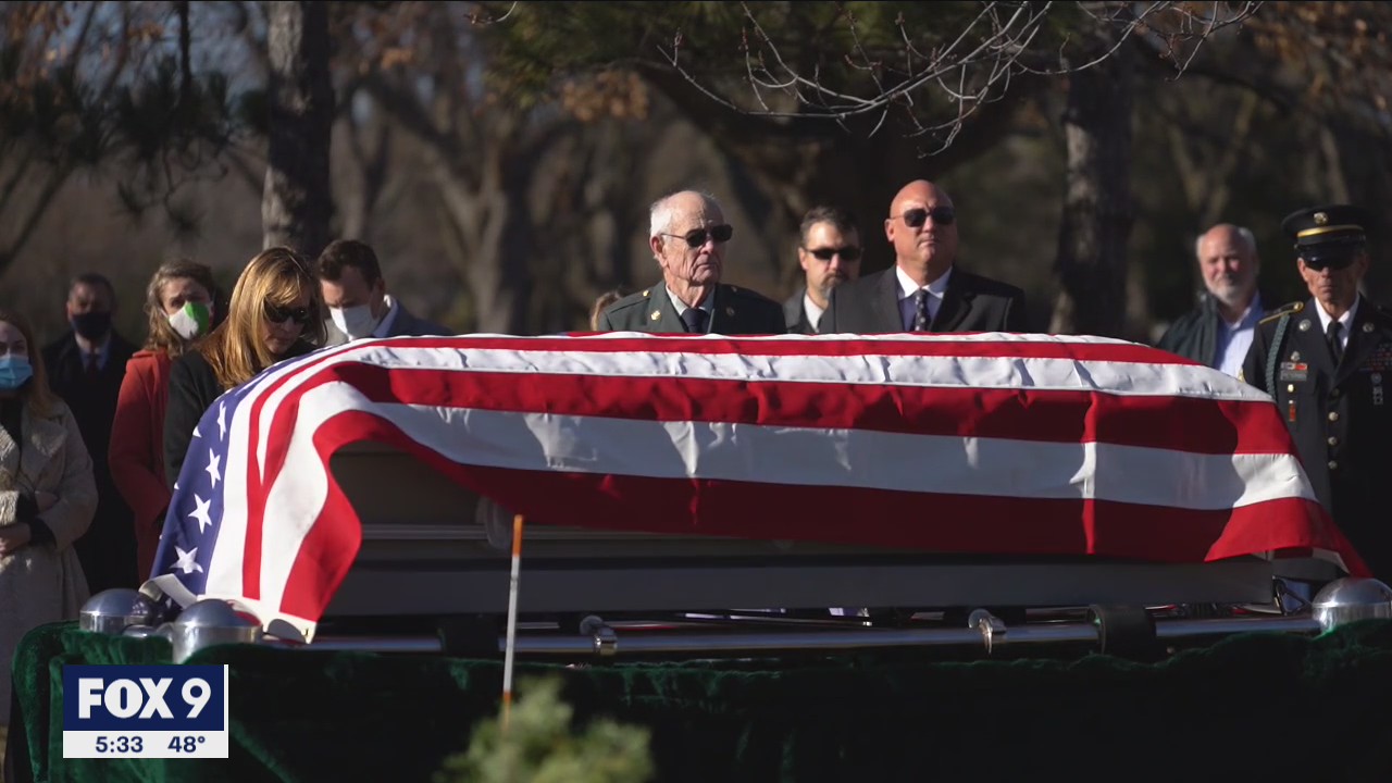 Minnesota WWII hero remembered at funeral after battle with COVID-19