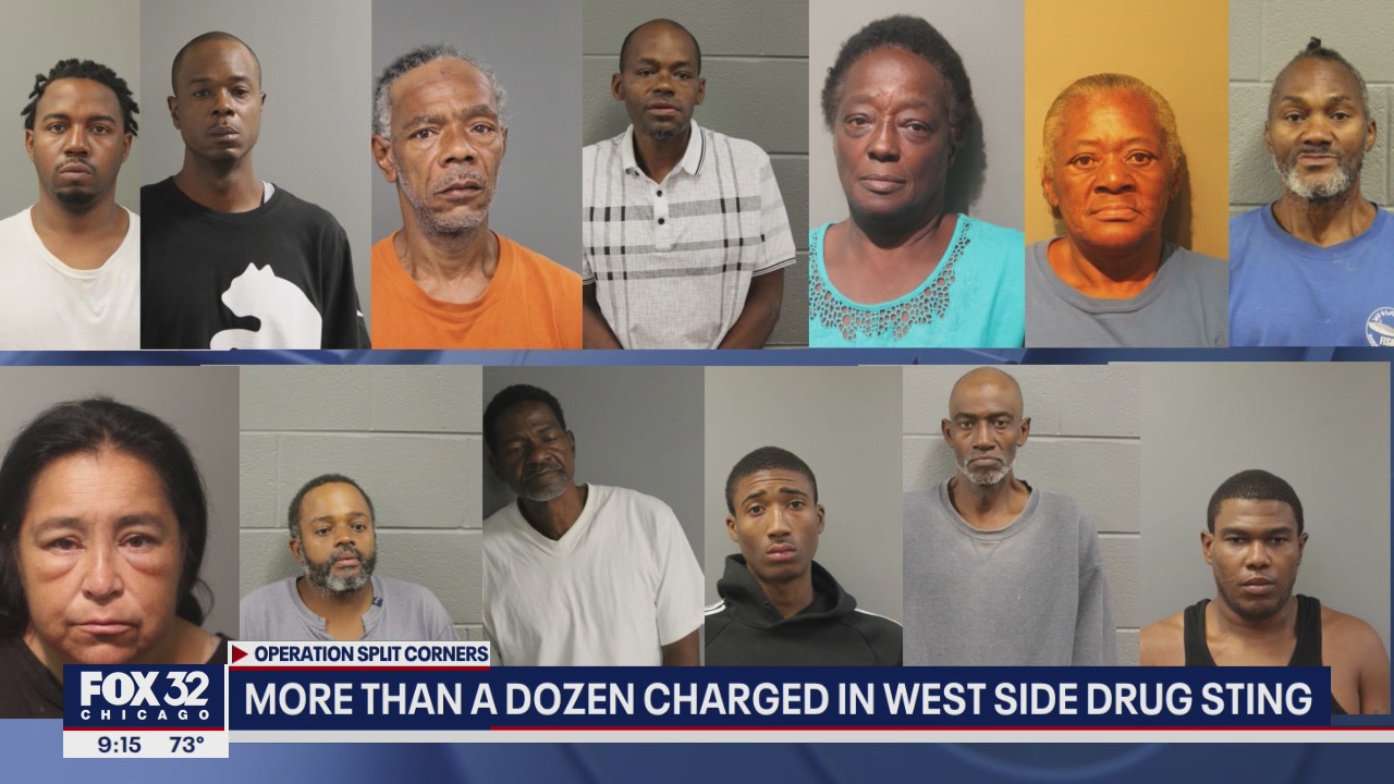 'Operation Split Corners': More than a dozen charged in West Side drug sting