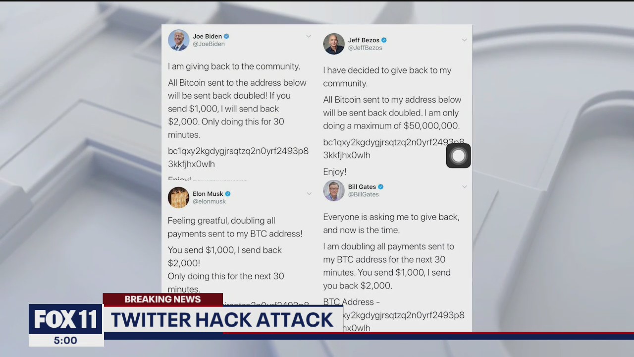 Hackers appear to target Twitter accounts of Joe Biden, Elon Musk, Kanye West, others in bitcoin scam