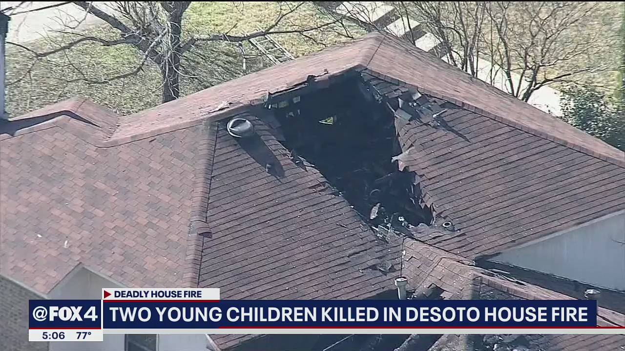 Two young children killed in DeSoto house fire