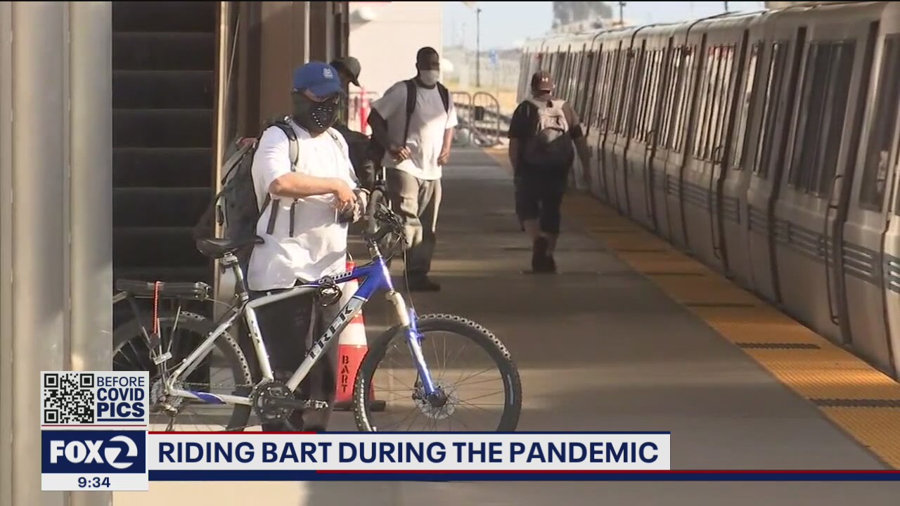 Riding BART one year since pandemic began