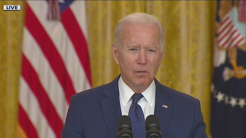 "Our mission will go on" Biden addresses nation on Kabul bombings