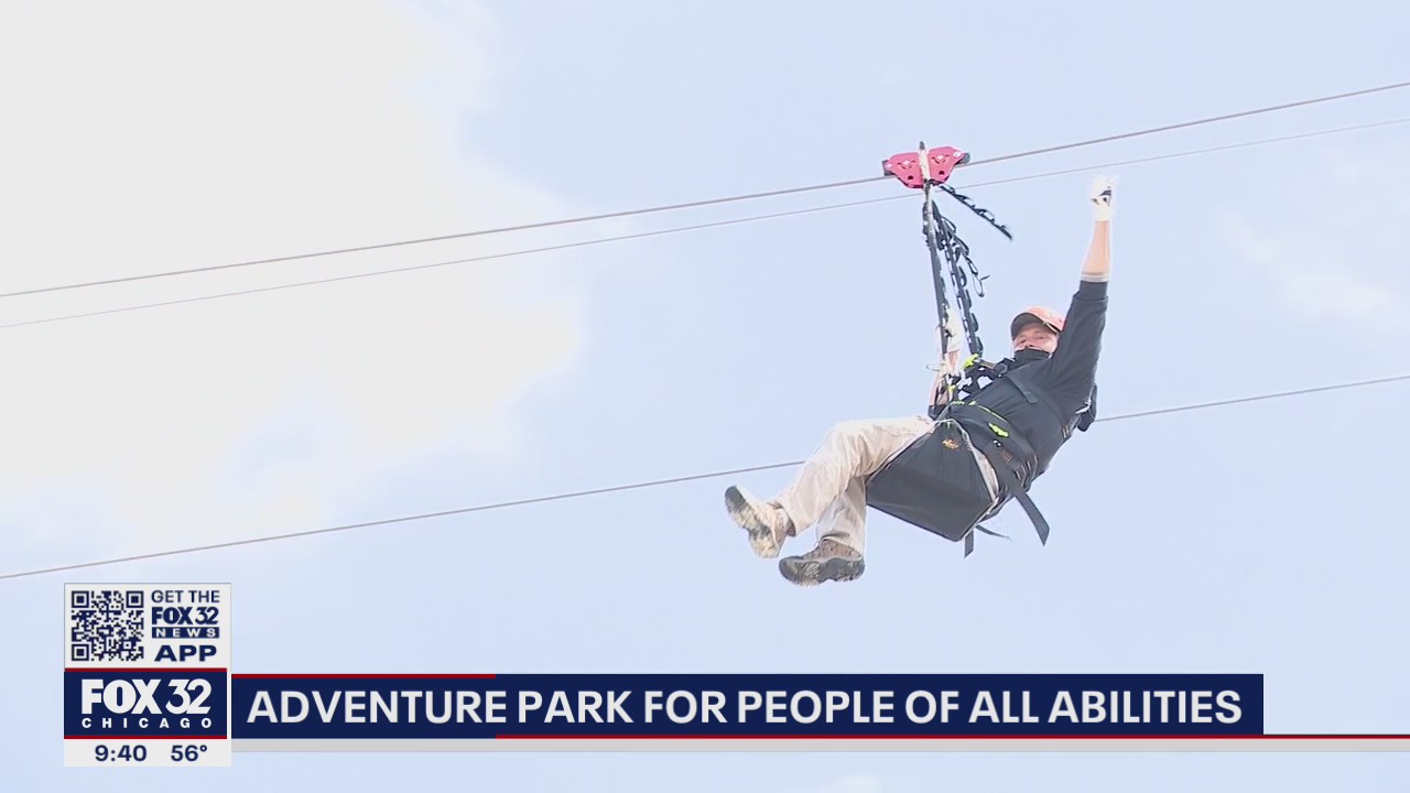 Adventure park in suburban Chicago accommodates those with disabilities