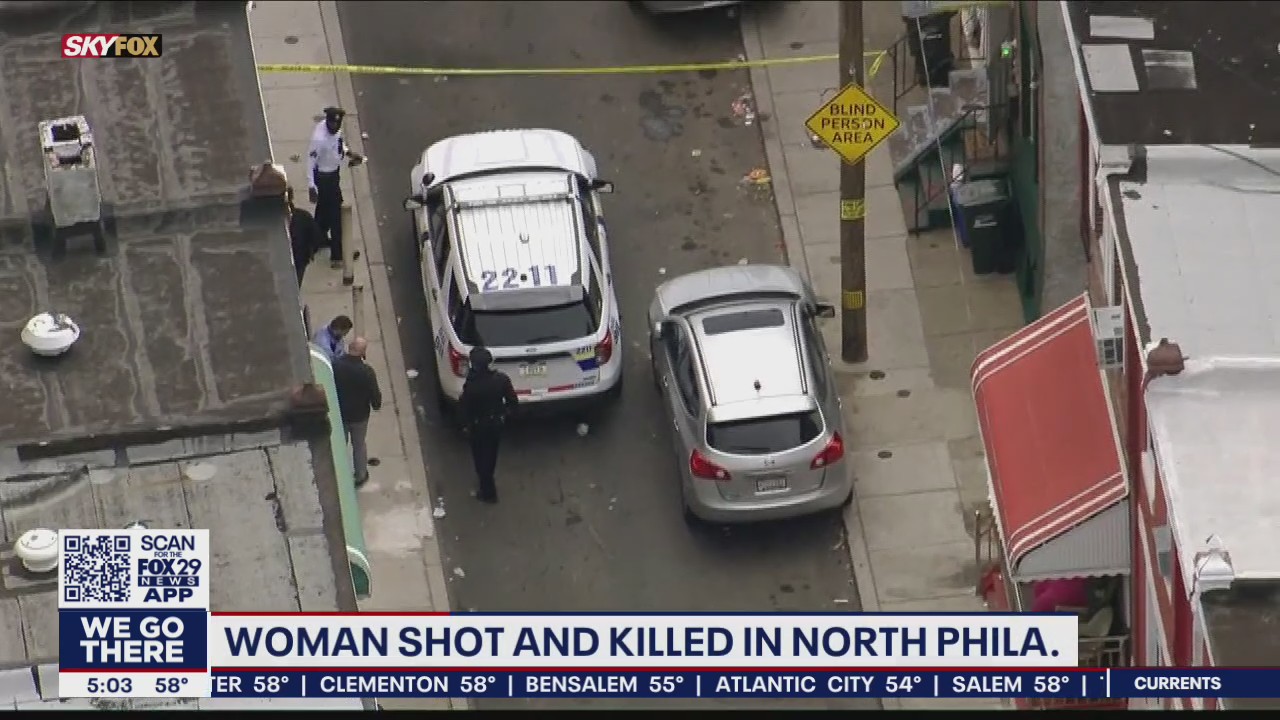 Woman, 50, killed in North Philadelphia shooting, police say