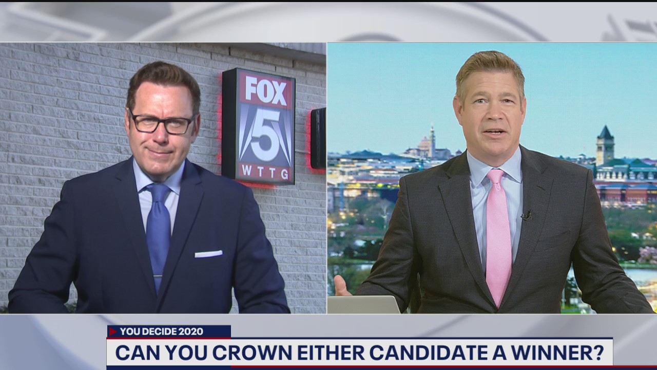 Can you crown either candidate a winner?