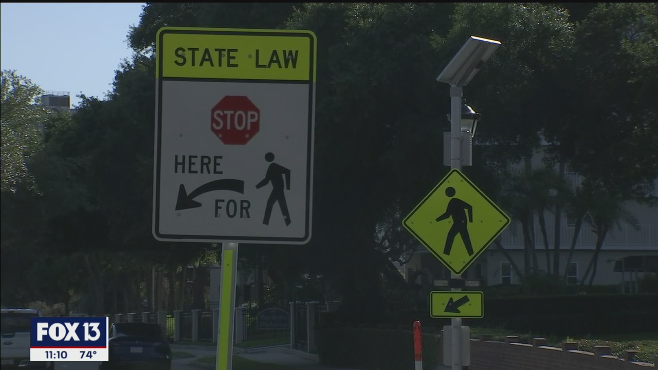Proposal to change yellow crosswalk lights to red