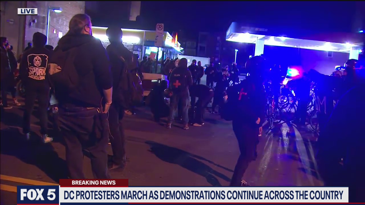 Protesters march through DC for racial justice