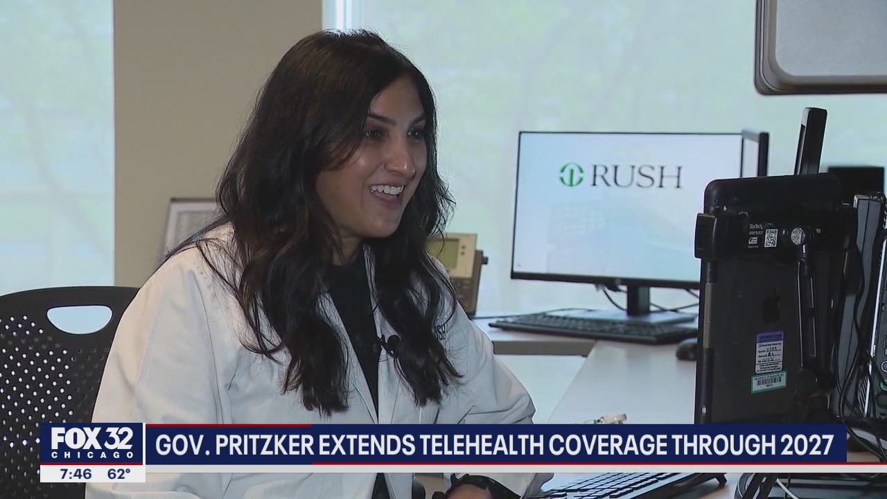 Gov. Pritzker extends telehealth coverage through 2027
