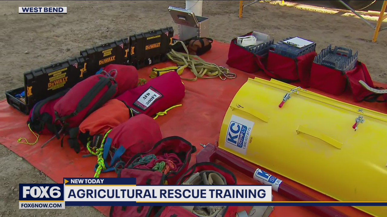 Agricultural rescue training in West Bend