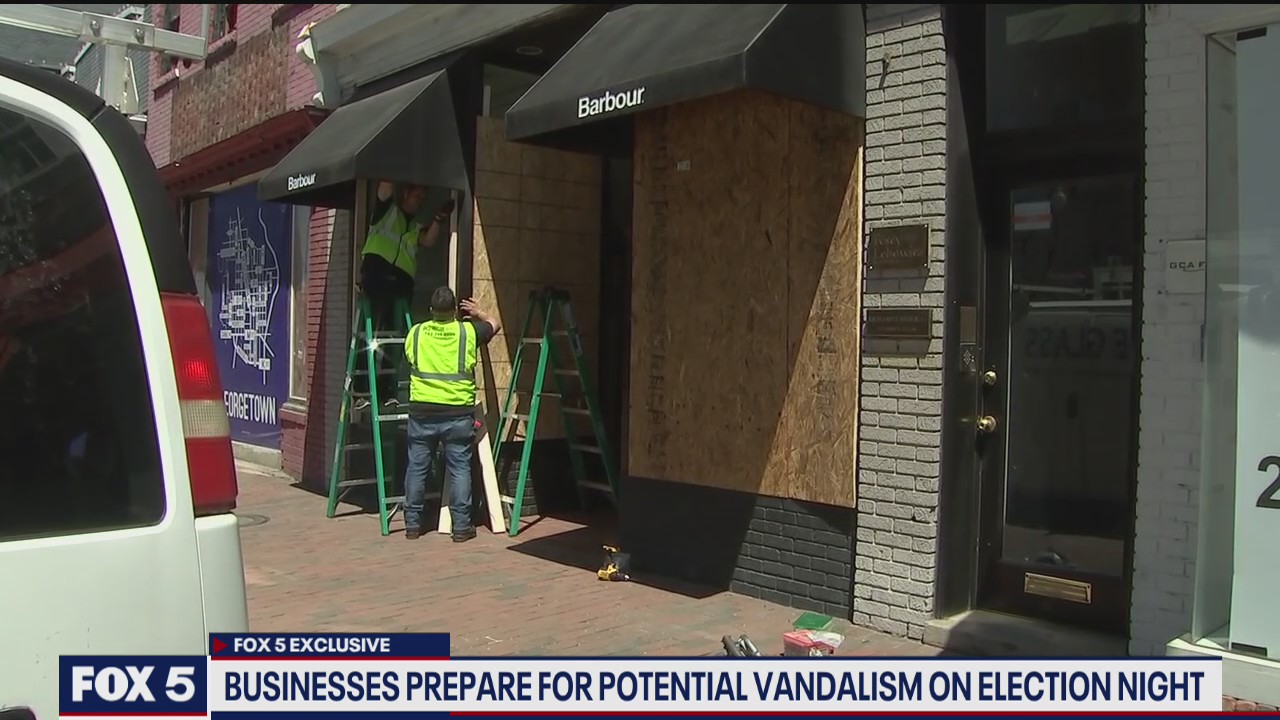 Businesses prepare for potential vandalism on election night