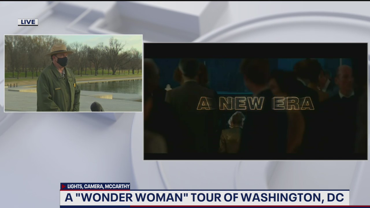 National Mall spokesperson talks about monuments being filming location for "Wonder Woman 1984"