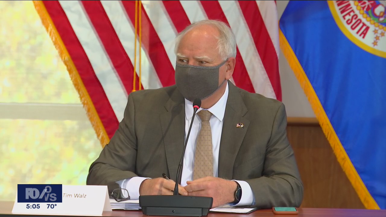 Governor Walz holds roundtable discussion on coronavirus after Trump halts stimulus talks