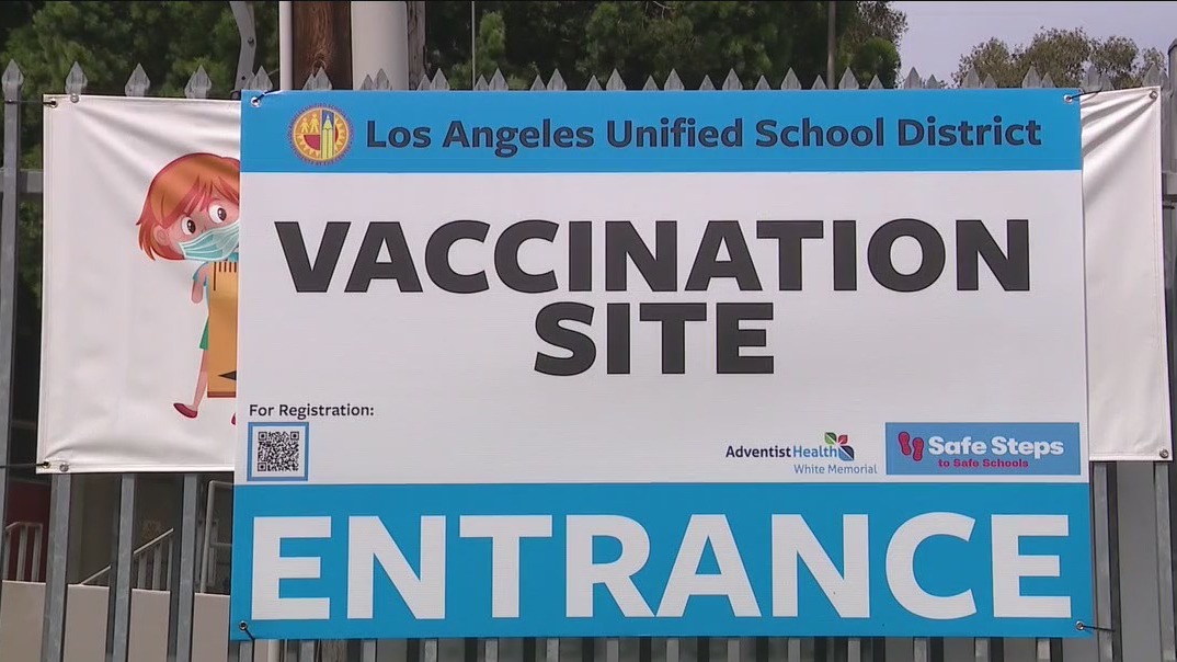LA County to close large vaccination sites