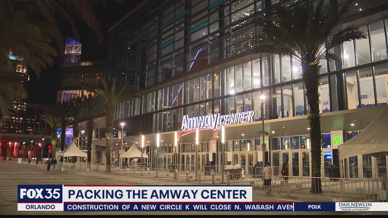Amway Center looks to late August to reach full capacity for events
