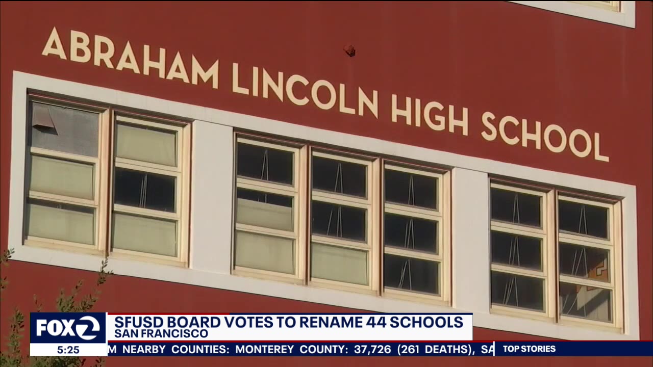 SFUSD to rename 44 schools