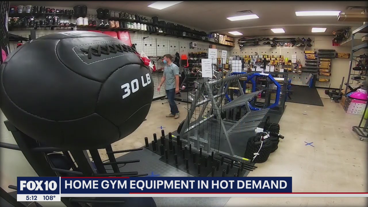 Home gym equipment in high demand amid ongoing COVID-19 pandemic