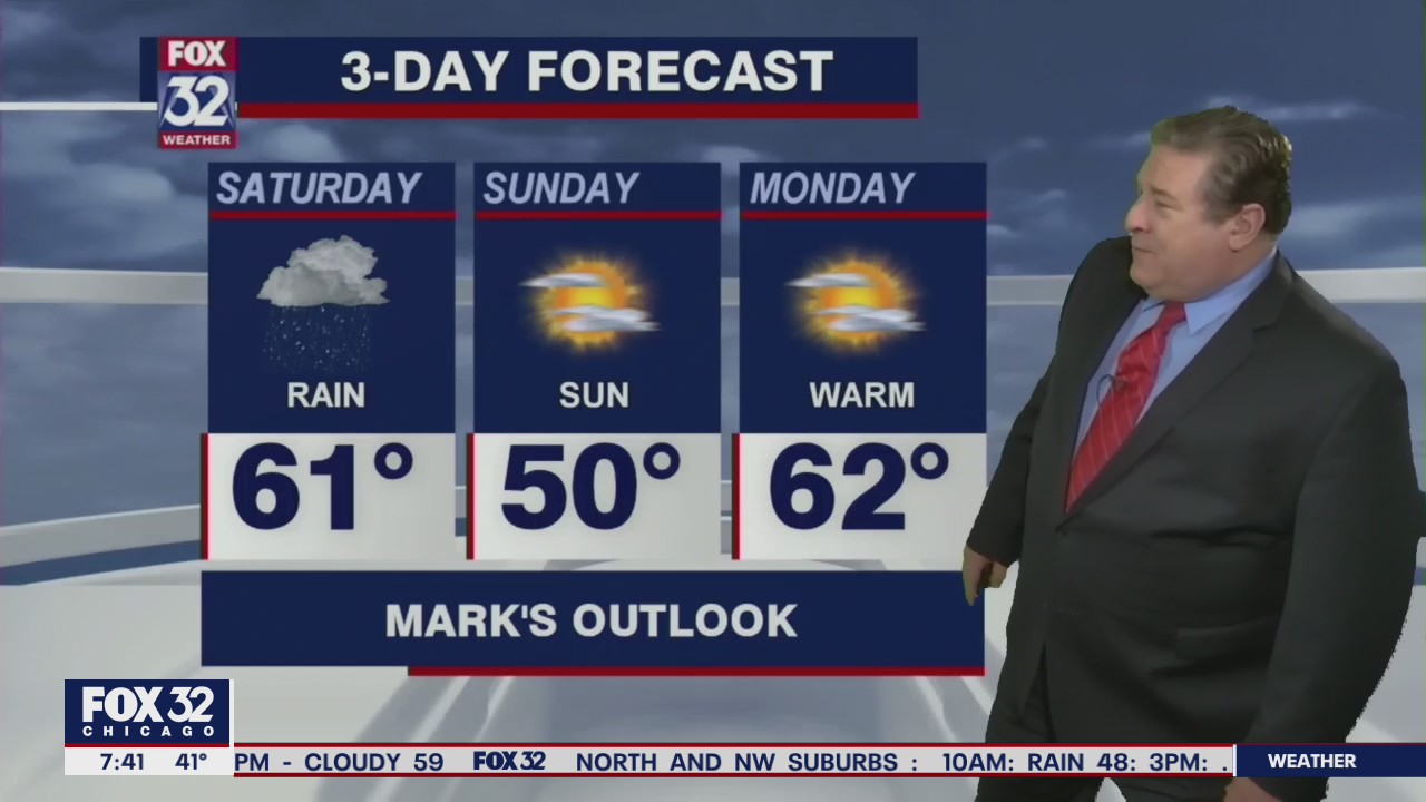 Saturday morning forecast for Chicagoland on March 27