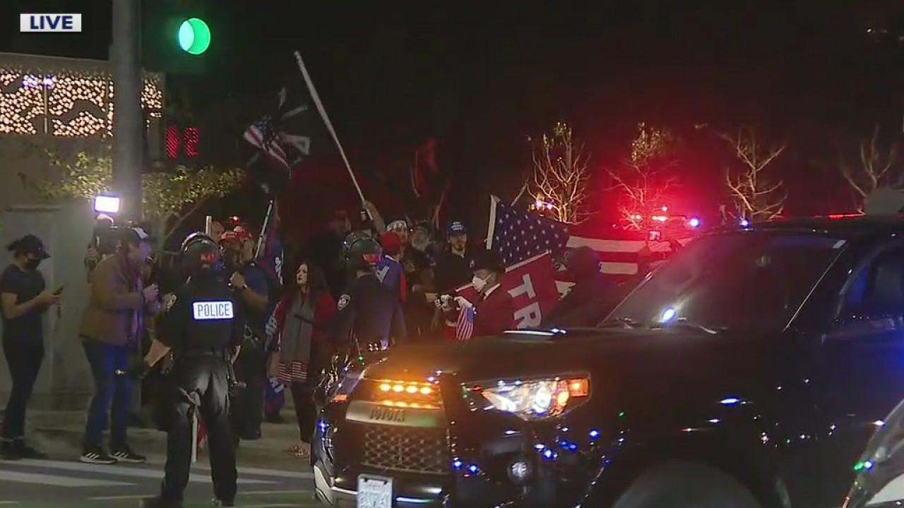 Unlawful assembly declared in Beverly Hills
