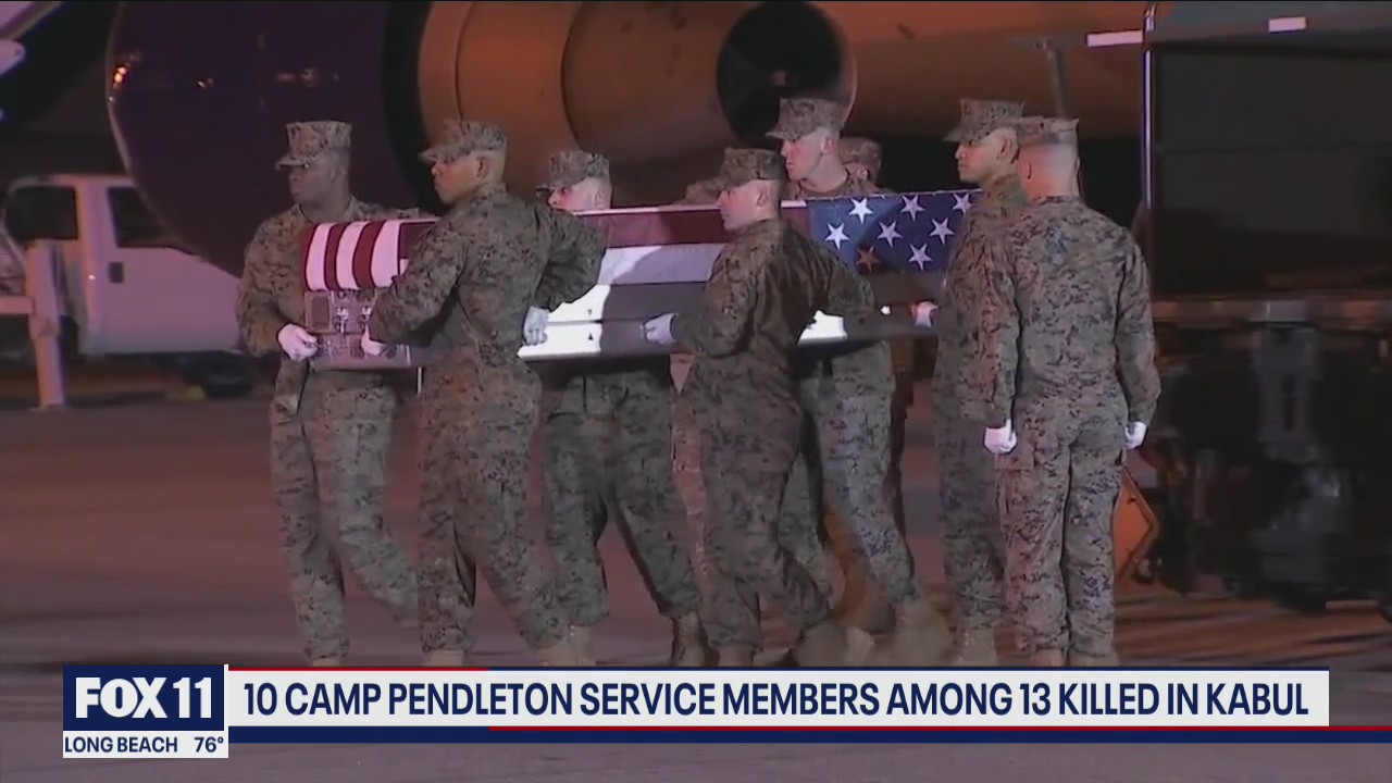 10 Camp Pendleton service members among those killed in Kabul