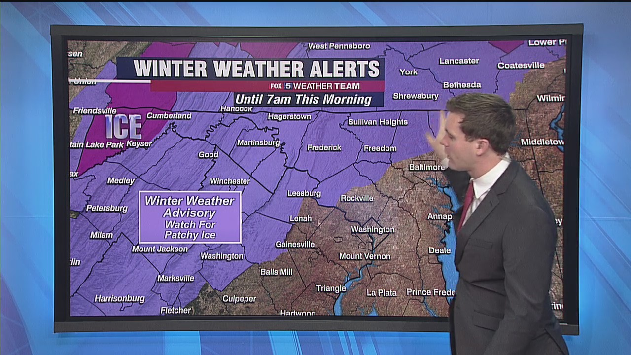 FOX 5 Weather forecast for Tuesday, February 16