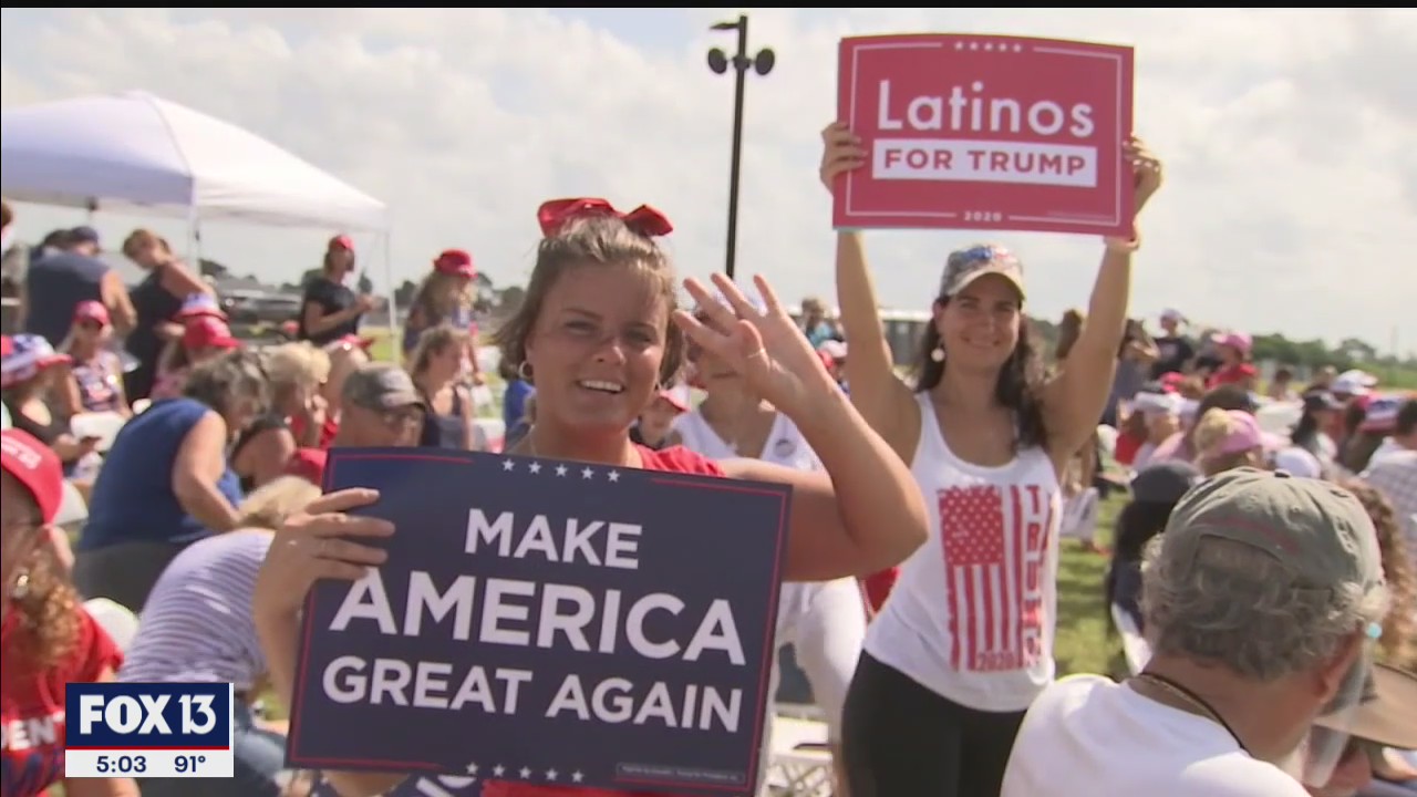 Ivanka Trump addresses supporters in Sarasota