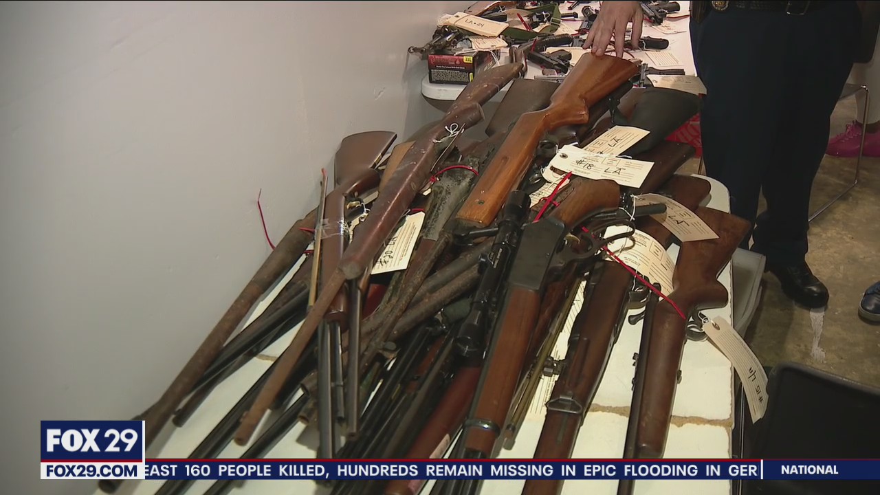 Gun buyback nets over 100 guns