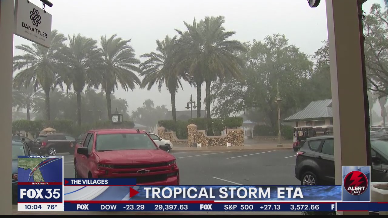 Central Florida beginning to feel impacts of Eta