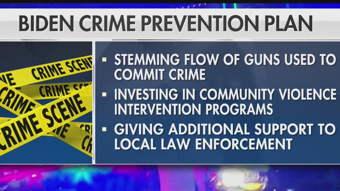 President Biden plans to reduce violent crime across the nation