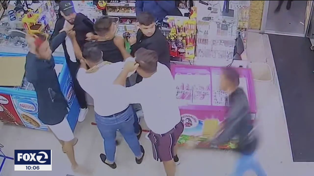 Fremont liquor store surveillance video shows machete attack
