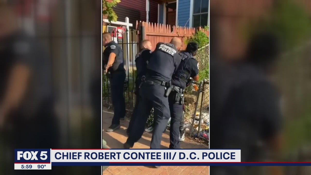 DC police chief condemns cops caught on camera repeatedly punching suspect
