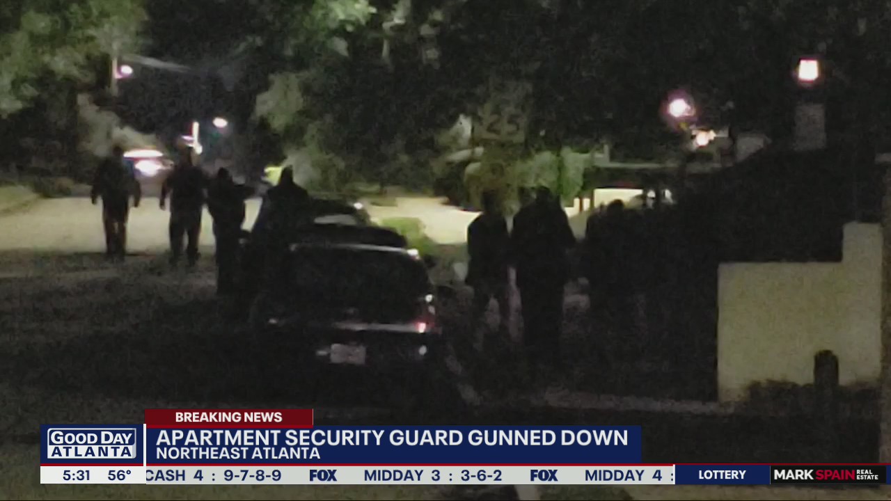 Apartment security guard killed