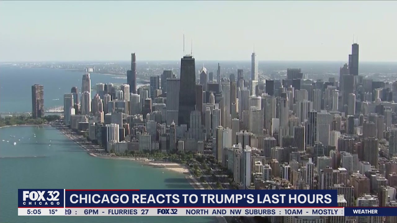 Chicago reacts to President Trump's last hours in office