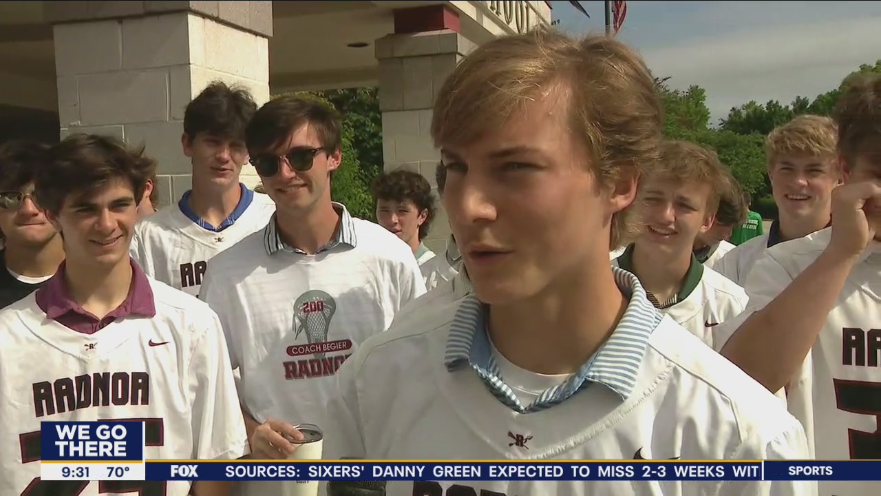 Radnor High School celebrates two lacrosse championships