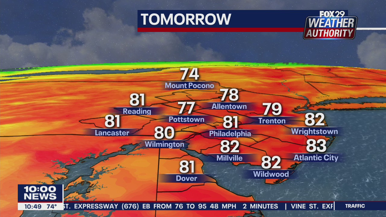 FOX 29 Weather Authority: 7-Day Forecast (Wednesday update)