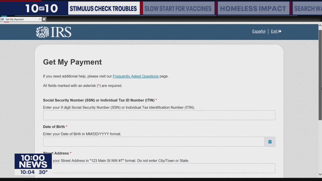 Minnesota woman says stimulus check was deposited in wrong account