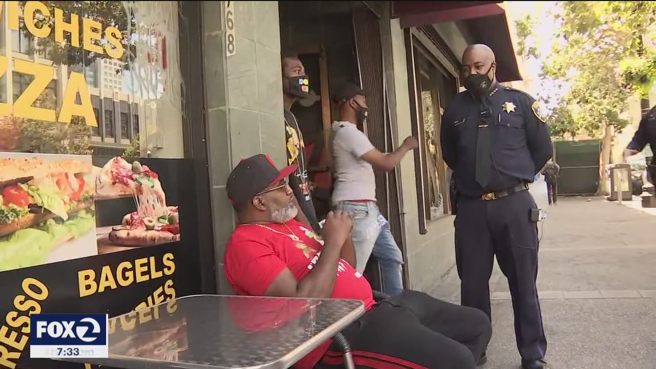Oakland police chief visits neighborhoods that saw violent crimes this weekend