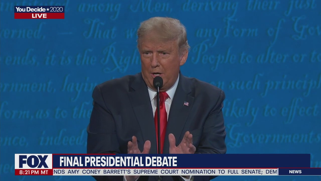 Trump and Biden speak on the environment