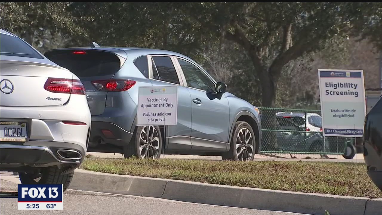 Vaccines administered in Hillsborough County