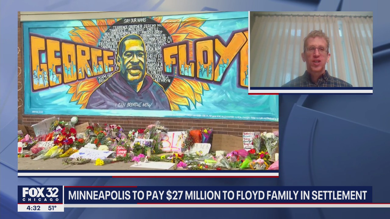 Minneapolis to pay $27 million to Floyd family in settlement.