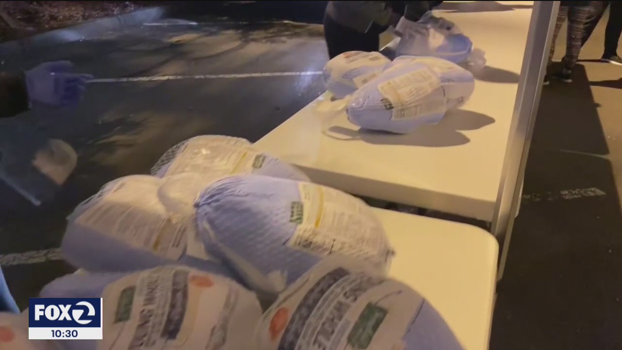 Food and flu shot giveaway in Wine Country