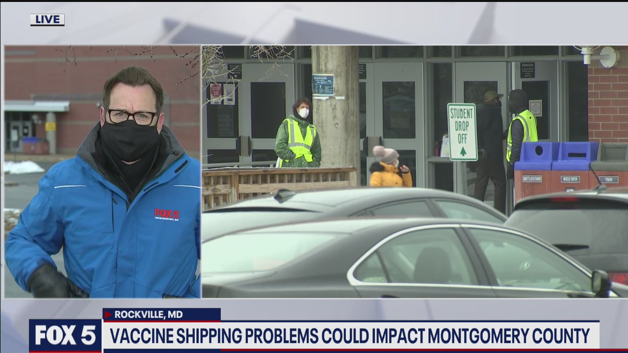 Vaccine shipping problems could impact Montgomery County