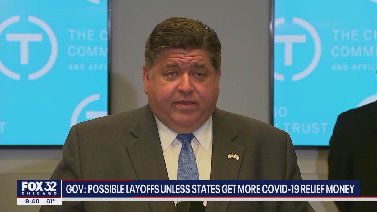 Pritzker says government layoffs possible unless state gets more COVID-19 relief money